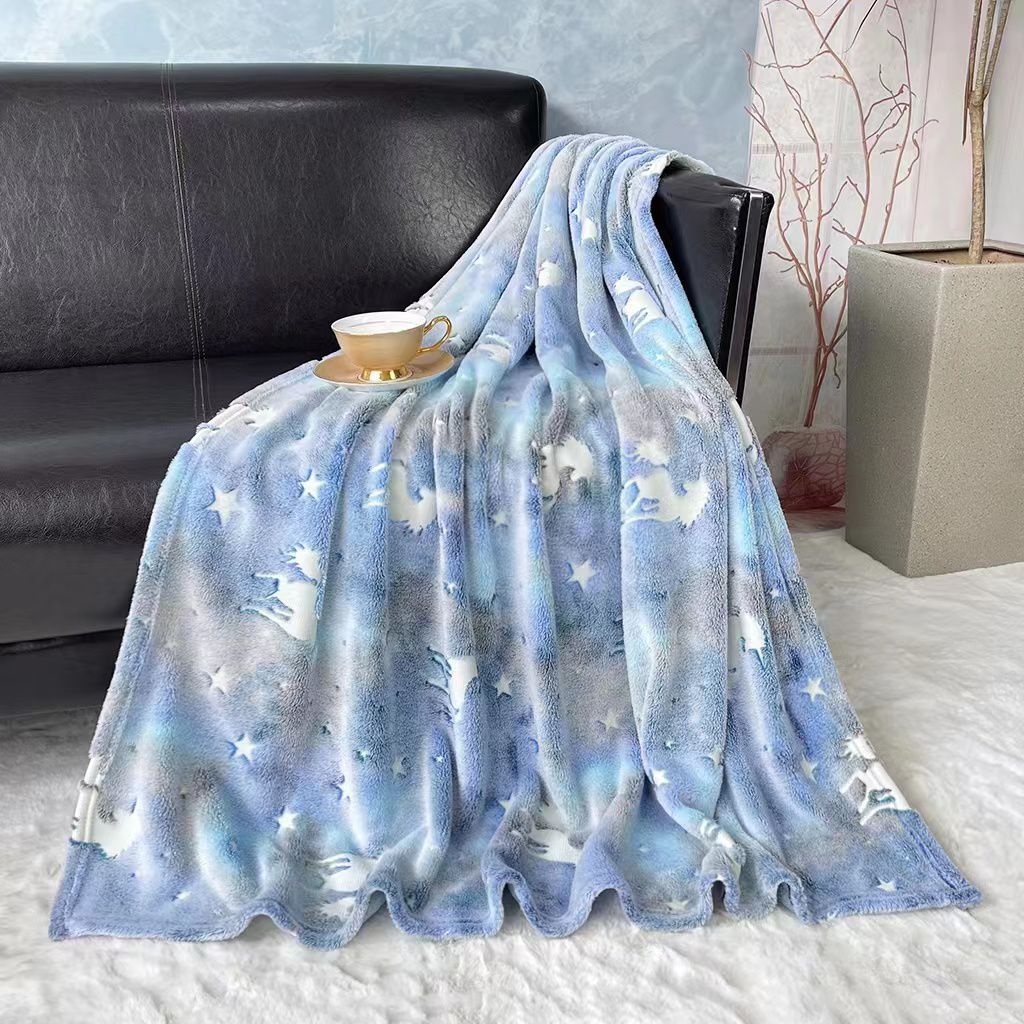 Glow in The Dark Radium Blanket for Kids Super Soft & Warm (220X240)