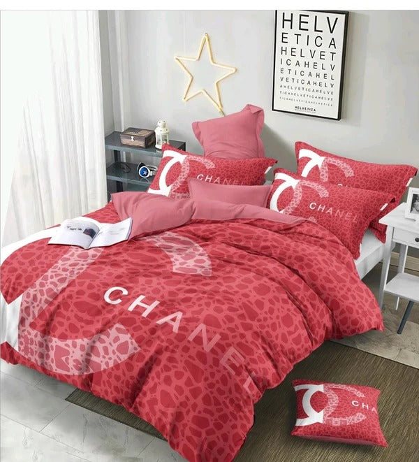 Premium Velveteen designer King Size Double Bedsheet - 100 X 108 Inches with 2 Pillow Covers - 3 Pcs Set
