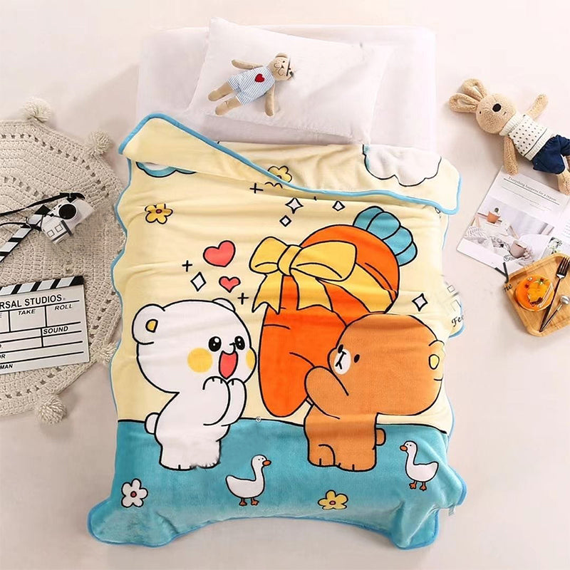 Soft Flannel for AC Baby Blanket for Kids Toddlers New Born Boys & Girls