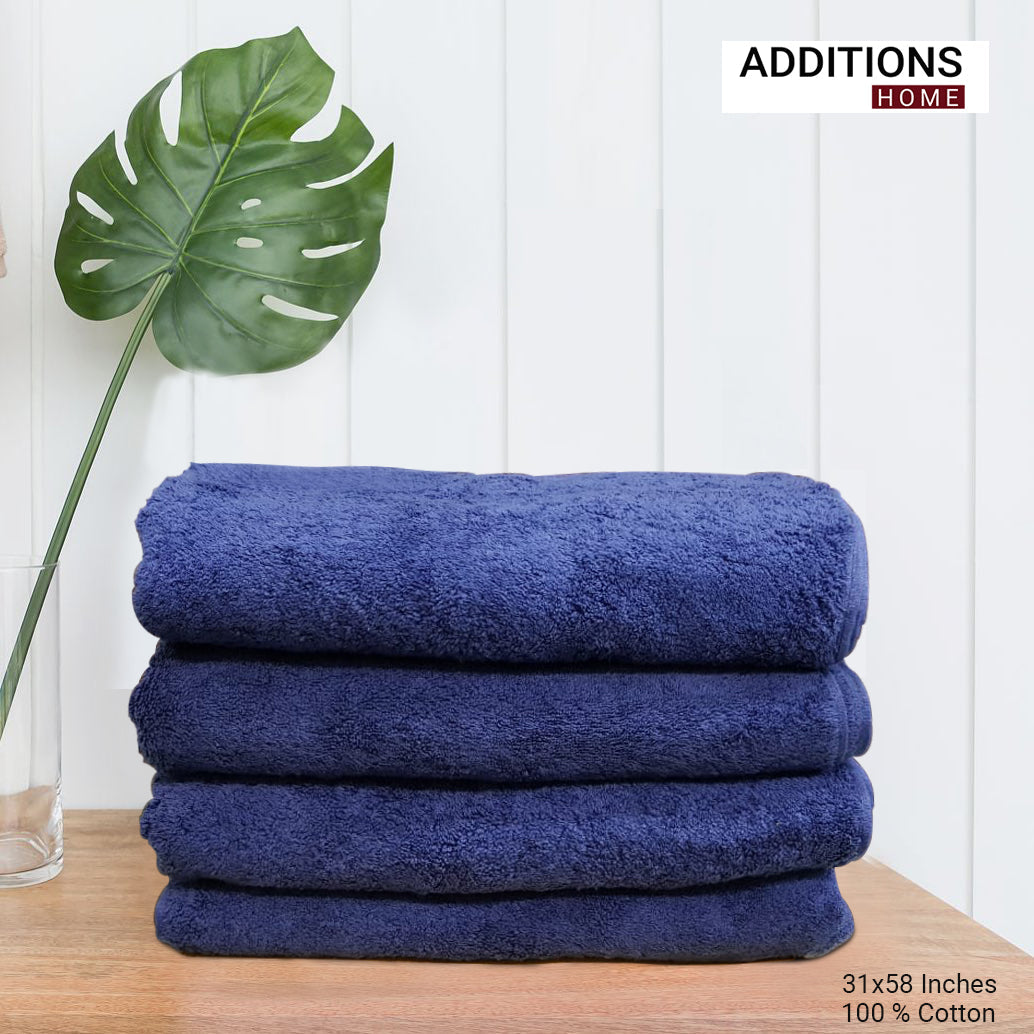Bamboo Bath & Swim Towel, Ultra Soft, Super Absorbent, Antibacterial, 600 GSM, 58 inch x 31 inch, 1 Pcs.