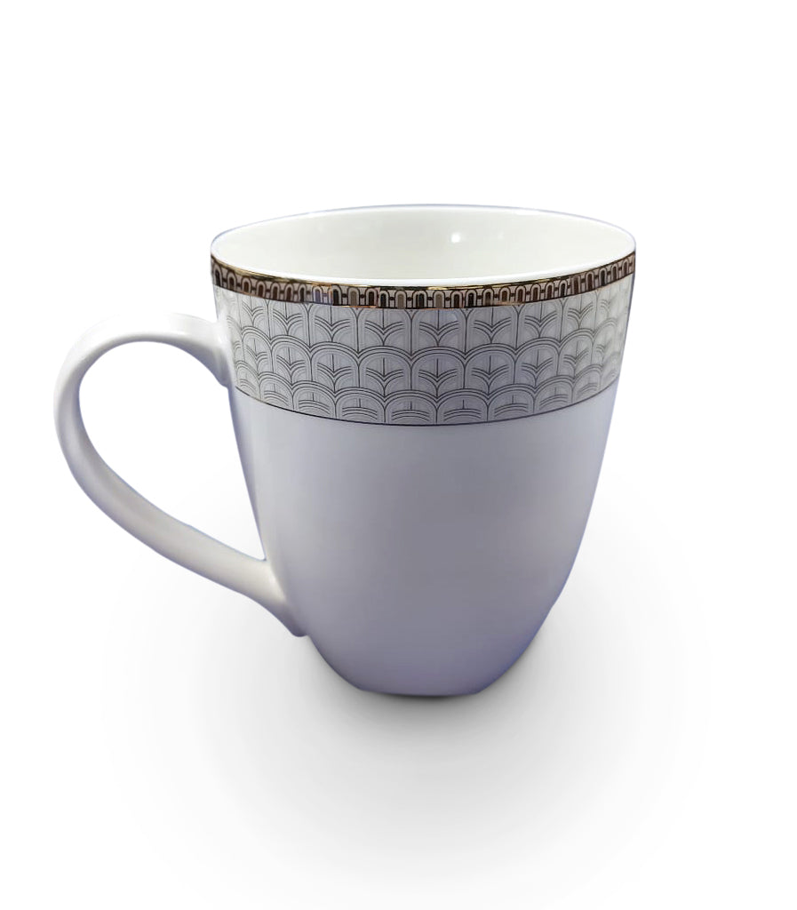 Brunswick American Tea & Coffee Mug 4 Pcs set, Made of Fine Porcelain