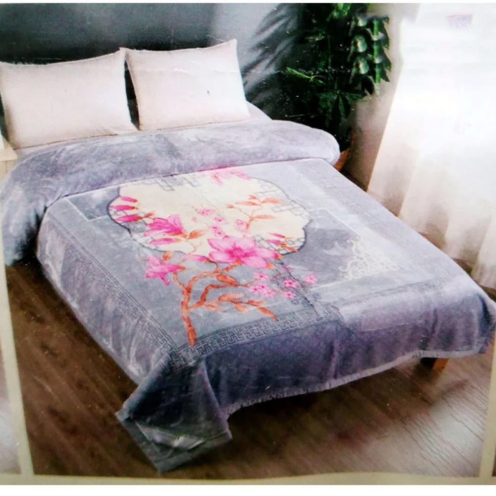 Buy Super Soft Double Blanket Blue 220X240 cm Online | Danube Home UAE Buy Super Soft Double Blanket Blue 220X240 cm Online | Danube Home UAE