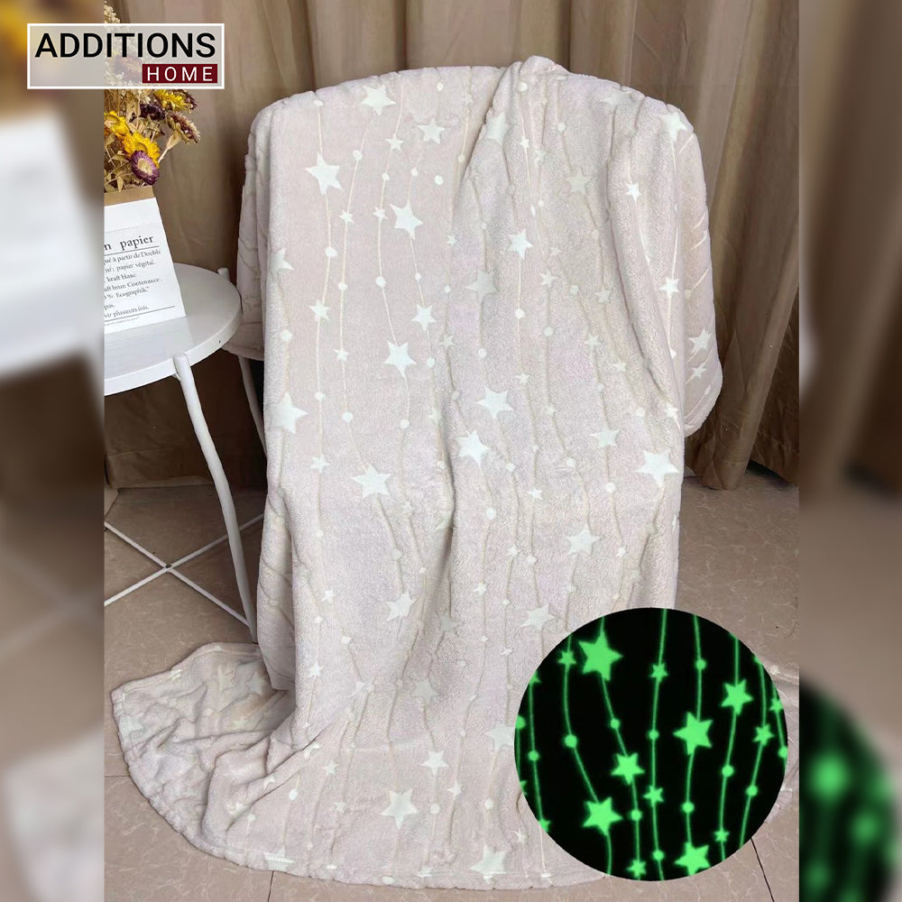 Glow in The Dark Radium Blanket for Kids Super Soft & Warm (220X240)