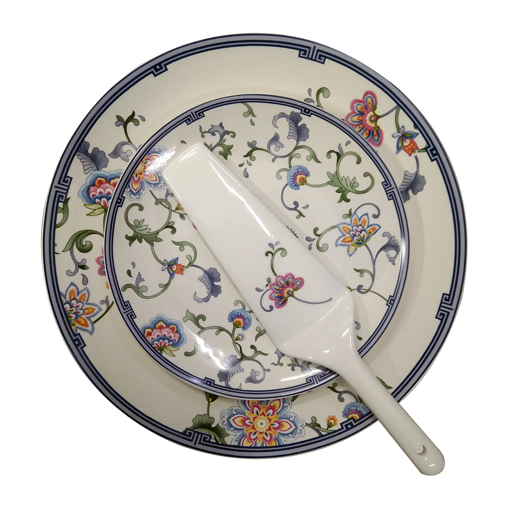 Fine Bone China Ceramic Cake Set 8 PCS from Japan