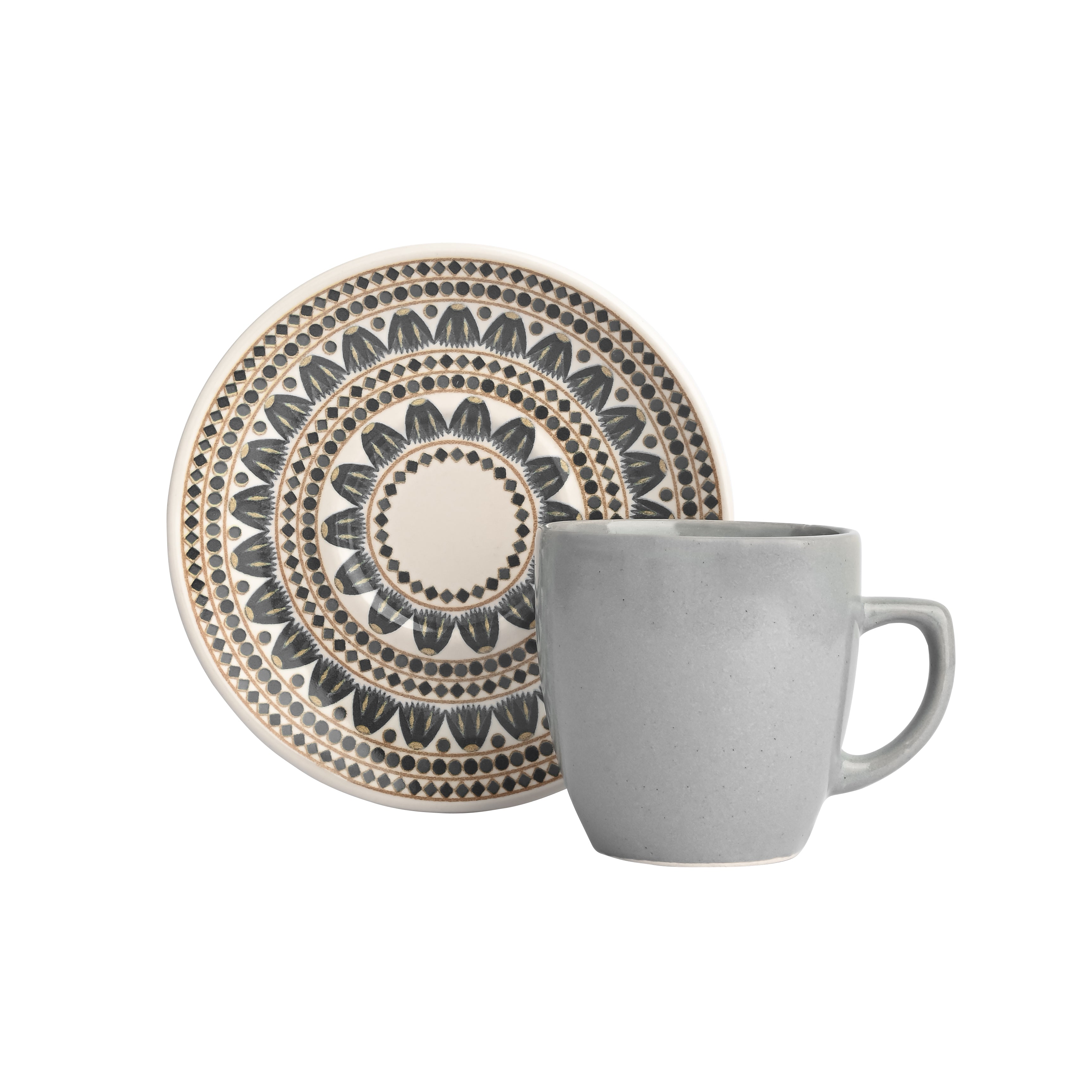 TURKISH KHAZANAH COFFEE CUP AND SAUCERS -SET OF 6
