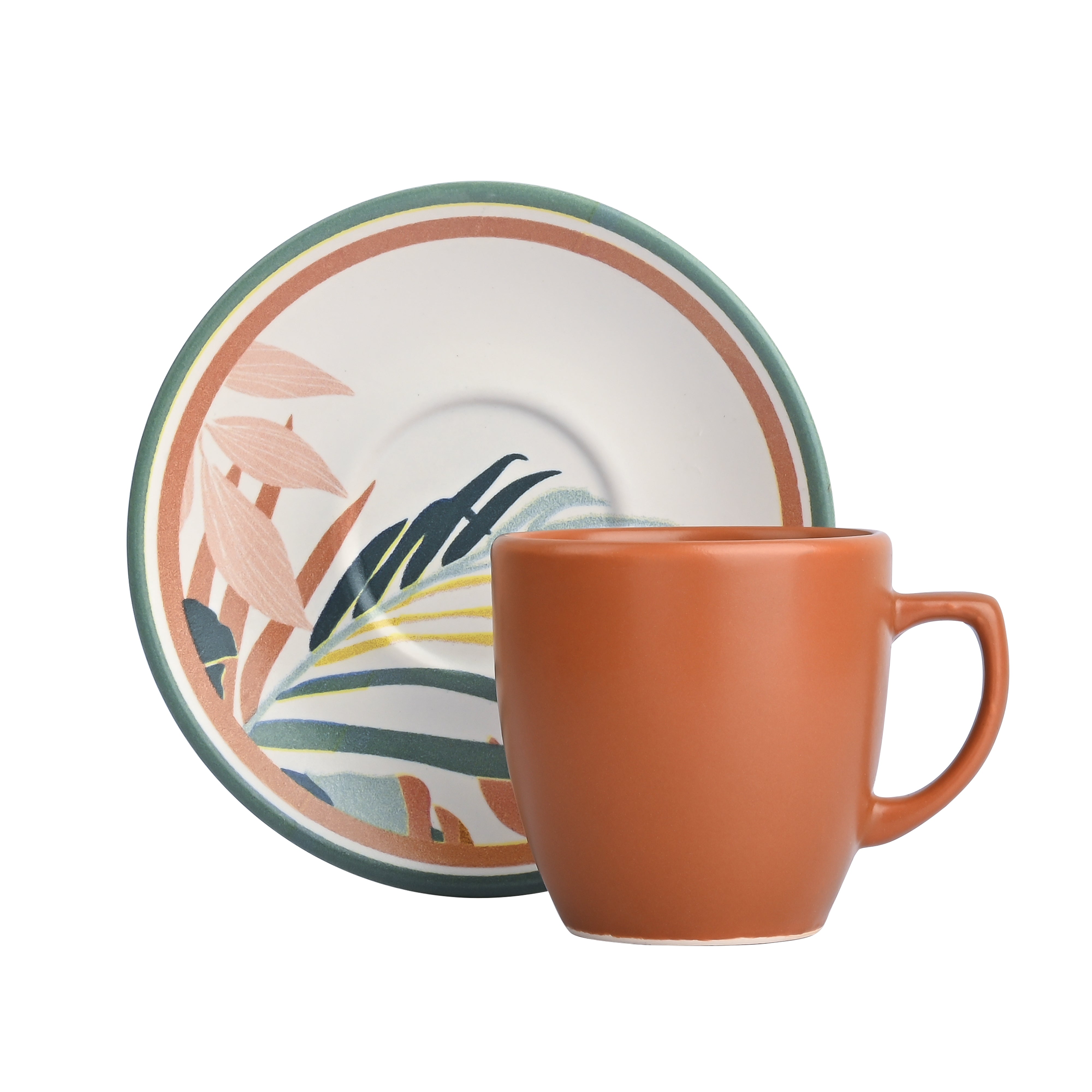 TURKISH KHAZANAH COFFEE AND SAUCERS -SET OF 6