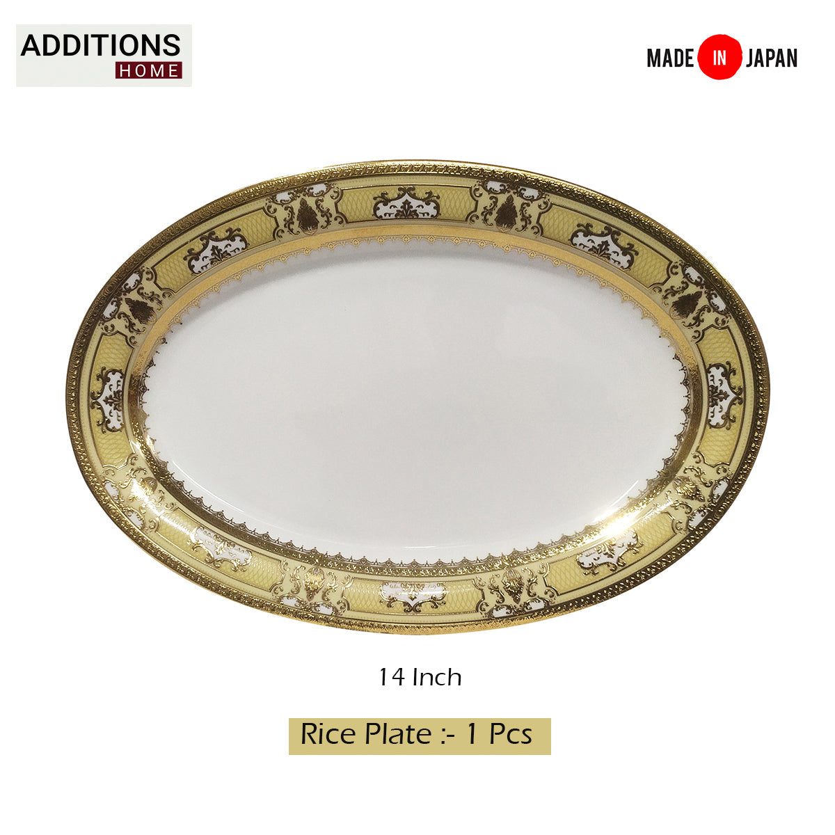 Fine Bone China Dinner Set 24K Real Gold Plated 35 PCS.