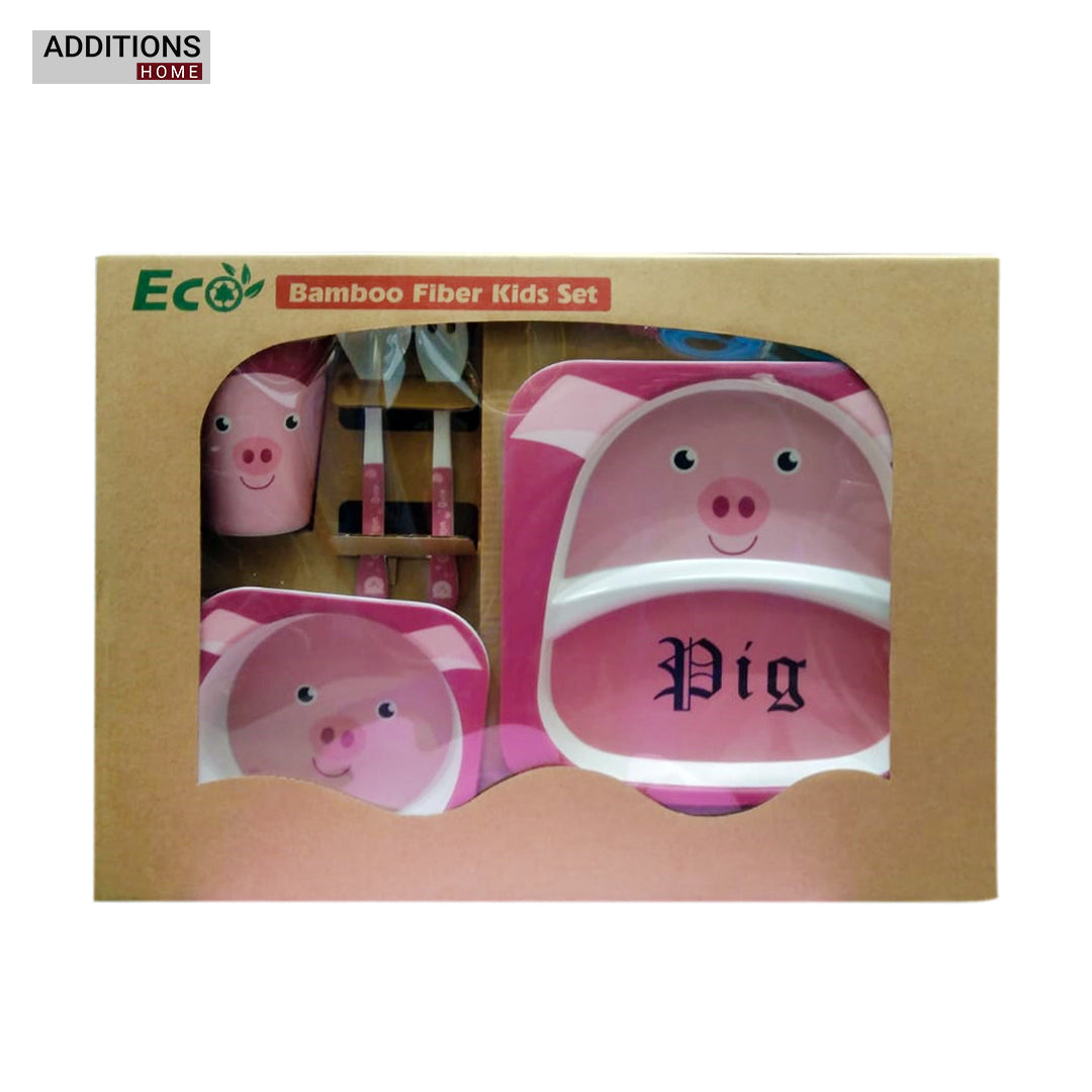 Bamboo Fiber Kids Set, 5 Pcs Set.