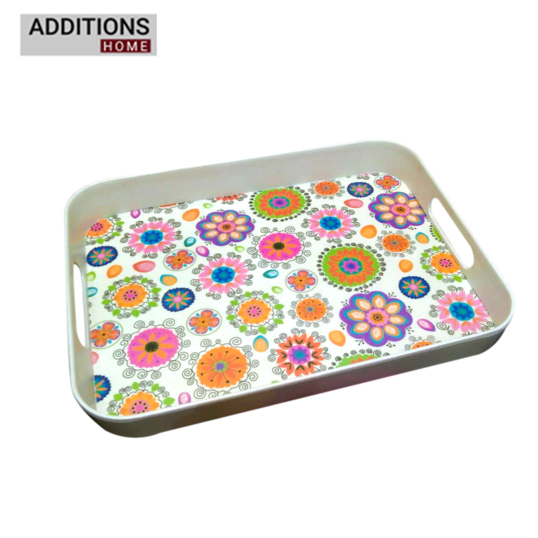 Eco-Friendly Bamboo Rectangular Tray Plate Serving Dishes (33 x 26 x 4 cm)