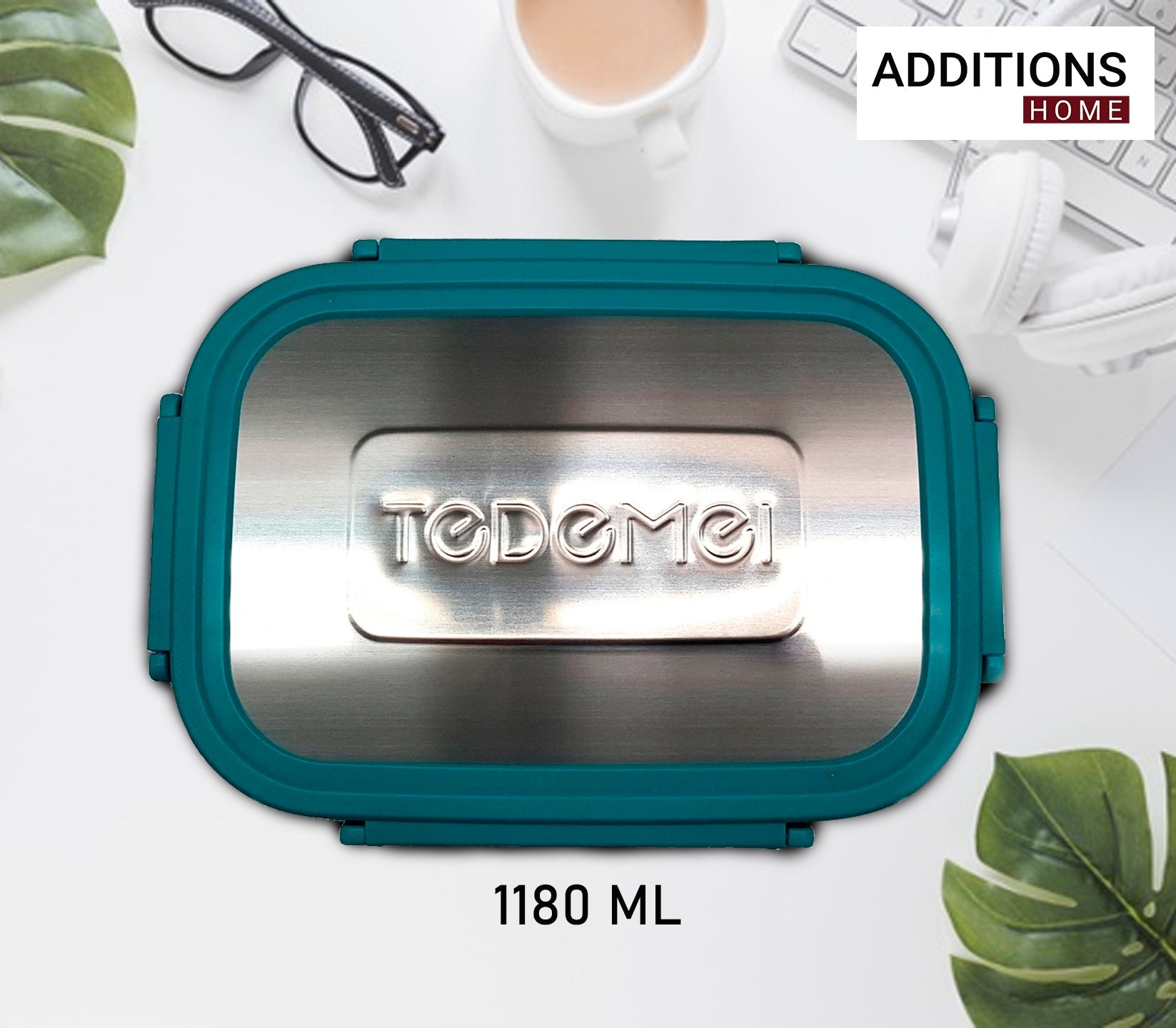 Stainless Steel Insulated Lunch Box with insulated stainless steel box, 1180ML 6578