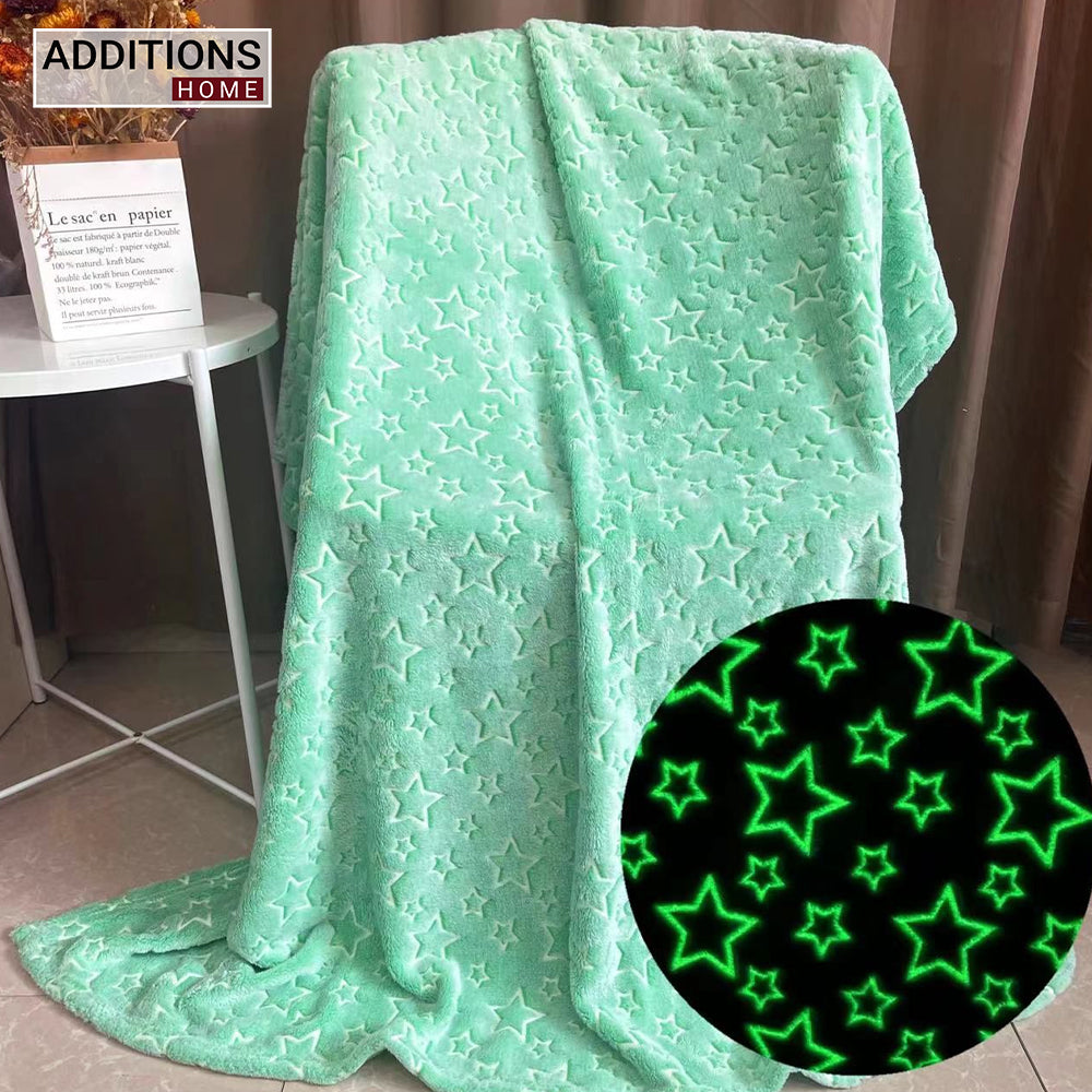 Glow in The Dark Radium Blanket for Kids Super Soft & Warm (220X240)