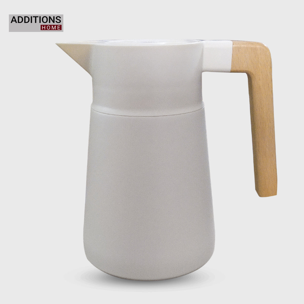Stainless Steel Vacuum Jug with Wooden Handle - 1.5 Ltr.