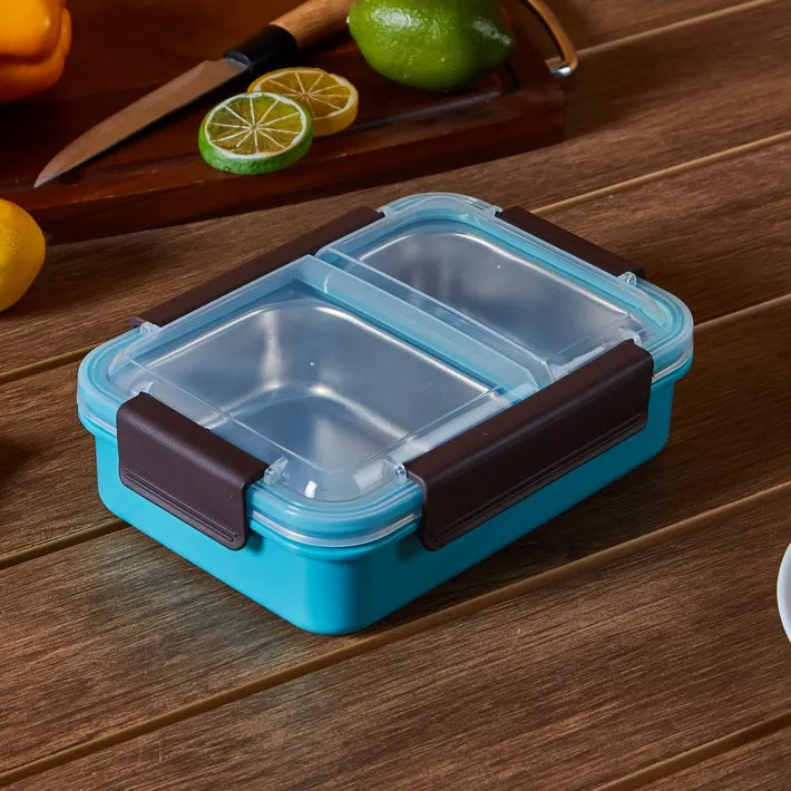Stainless Steel Insulated 2 Compartment Lunch Box, 750ML 6561