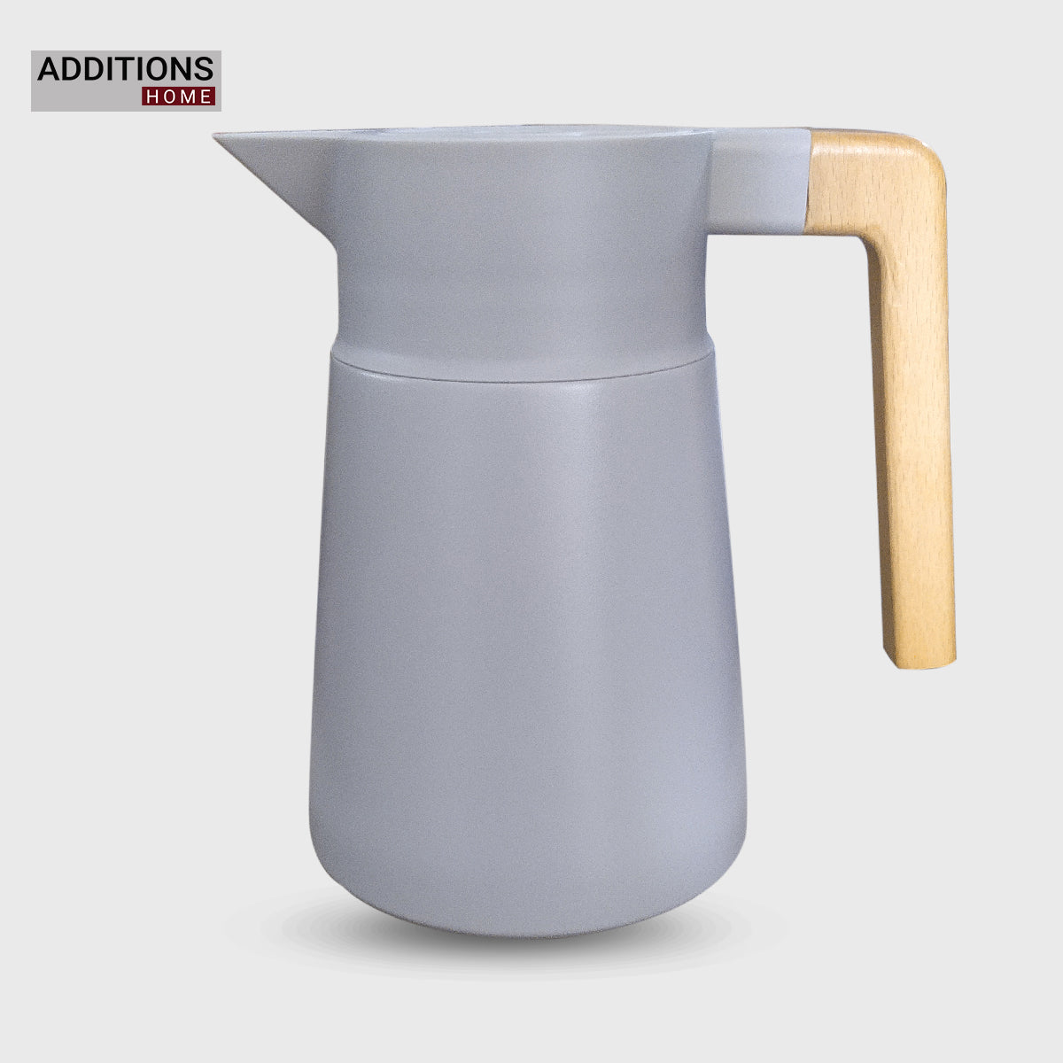 Stainless Steel Vacuum Jug with Wooden Handle - 1.5 Ltr.