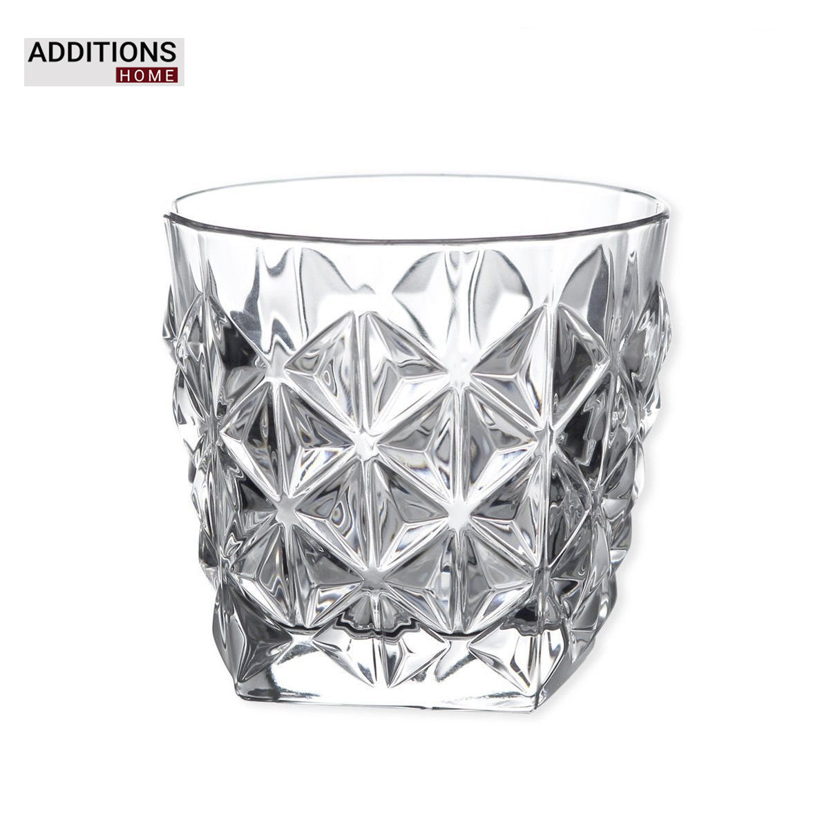 RCR Enigma 7 Piece Whisky Set Crystal Glass Decanter (860ML) With Tumbler Glasses(370ML).