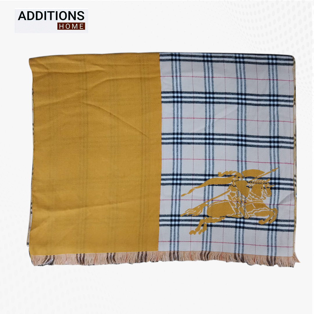 Handcrafted Pure Cashmere Pashmina Wool Stole. 88x66cm