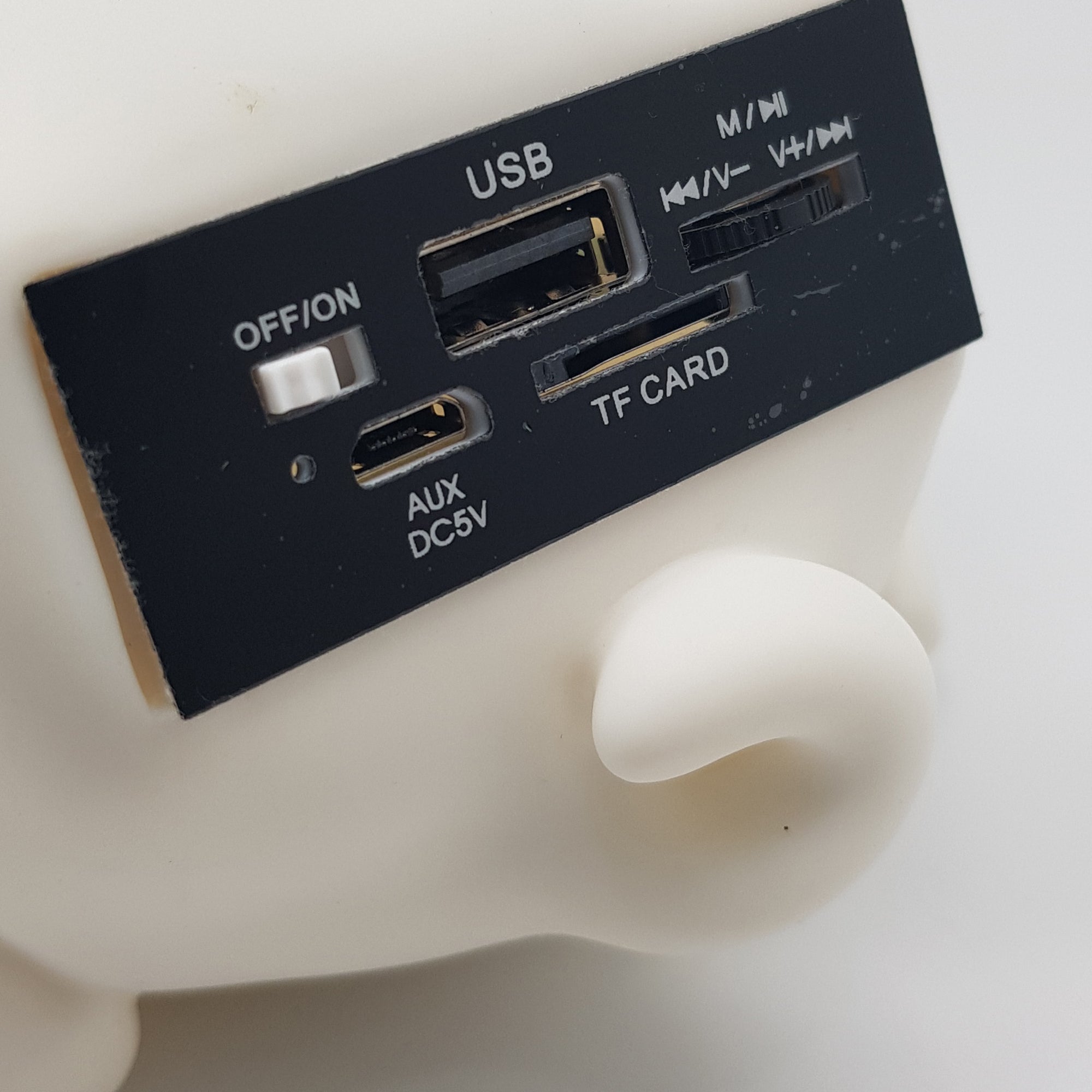 Head Rotatable Wireless Bluetooth Speaker Support TF Card Stereo System/FM Radio for TV Computer Phone Desktop