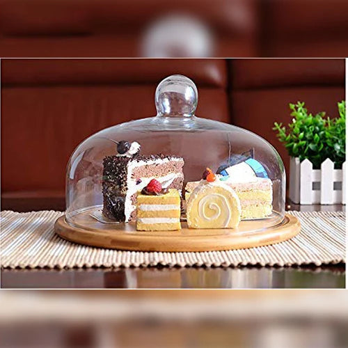 RCR (Made in Italy) CRYSTAL CHEESE DISH WITH ROUND LID