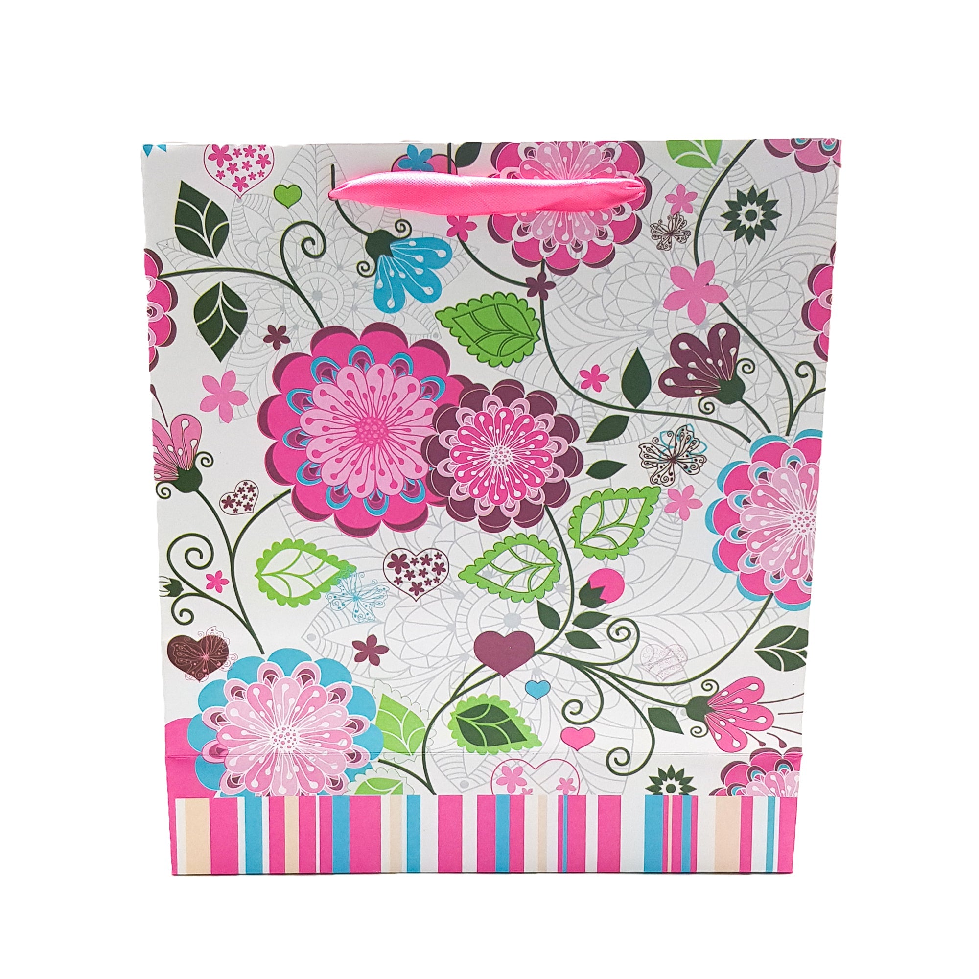 Eco Friendly Designer Paper Bags, Gift Bags for Gifting, Weddings, Birthday, Holiday Presents, Pack of 4