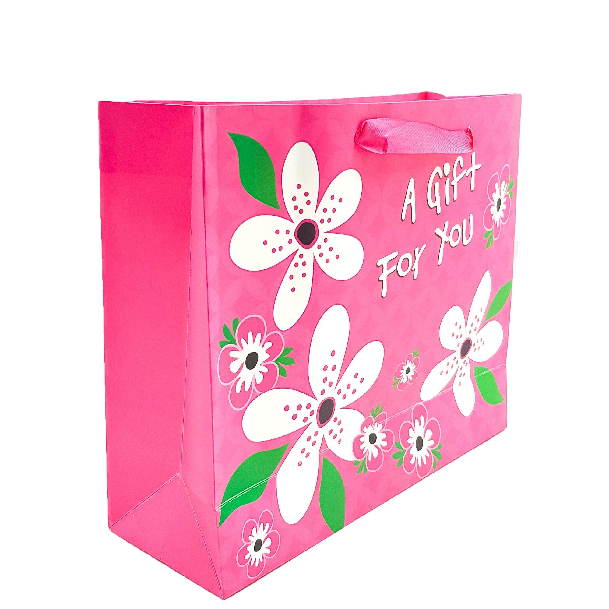 Eco Friendly Designer Paper Bags, Gift Bags for Gifting, Weddings, Birthday, Holiday Presents, Pack of 4