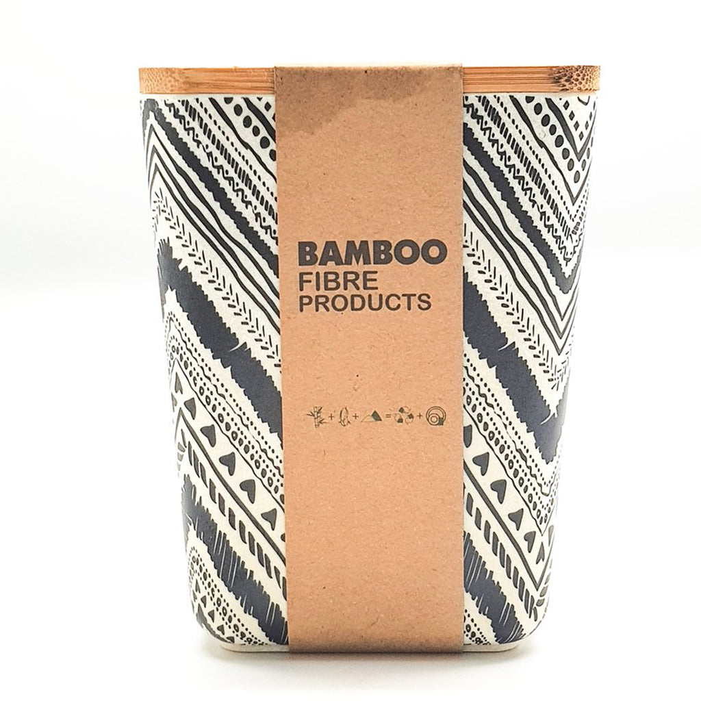 Eco Friendly and Food Safe Bamboo Fiber Dry Fruit/Snack Container with Air Tight Lid (Big)