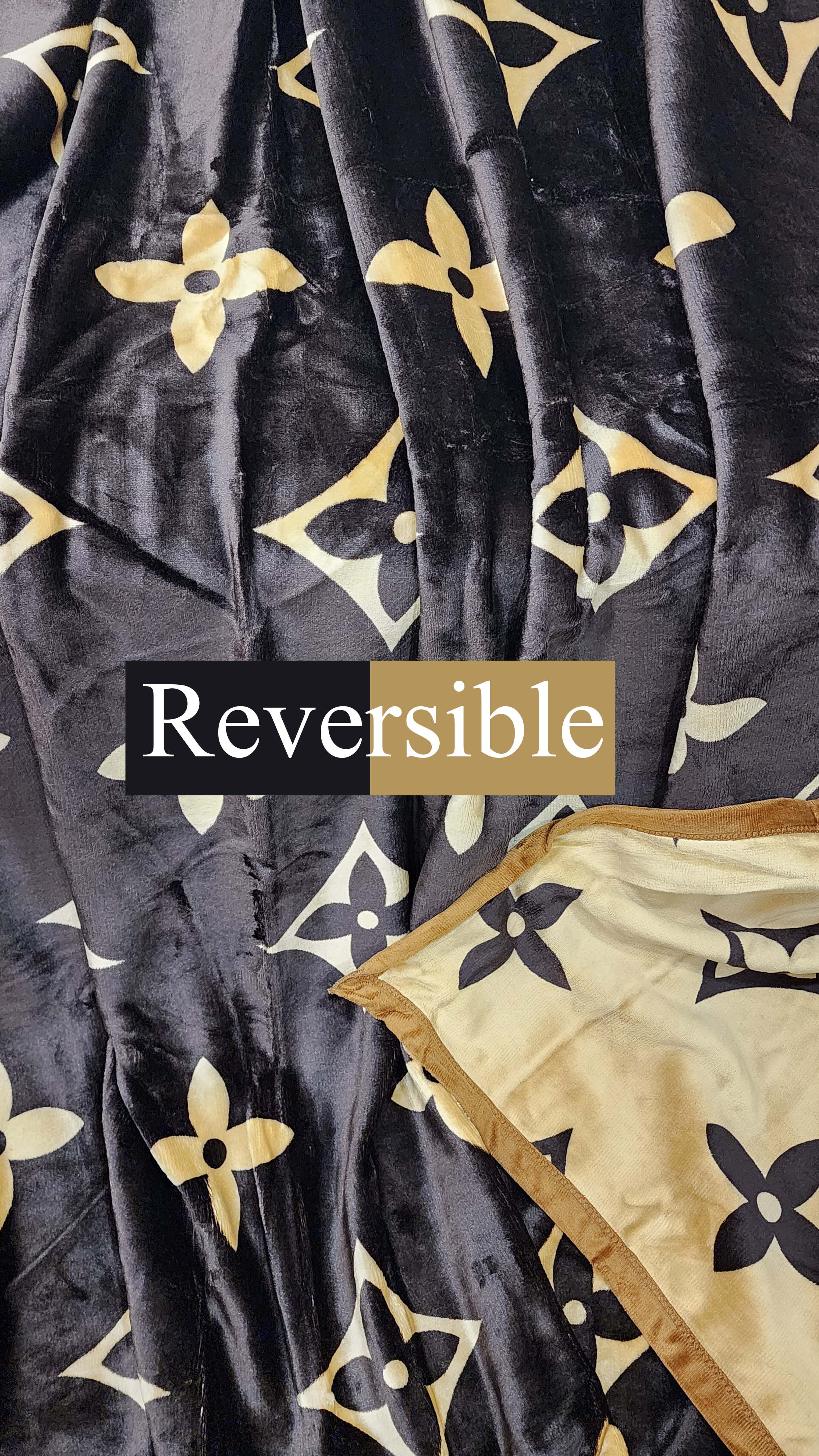 New Luxury Designer Full Reversible Blanket Perfect For Grandeur Home Décor