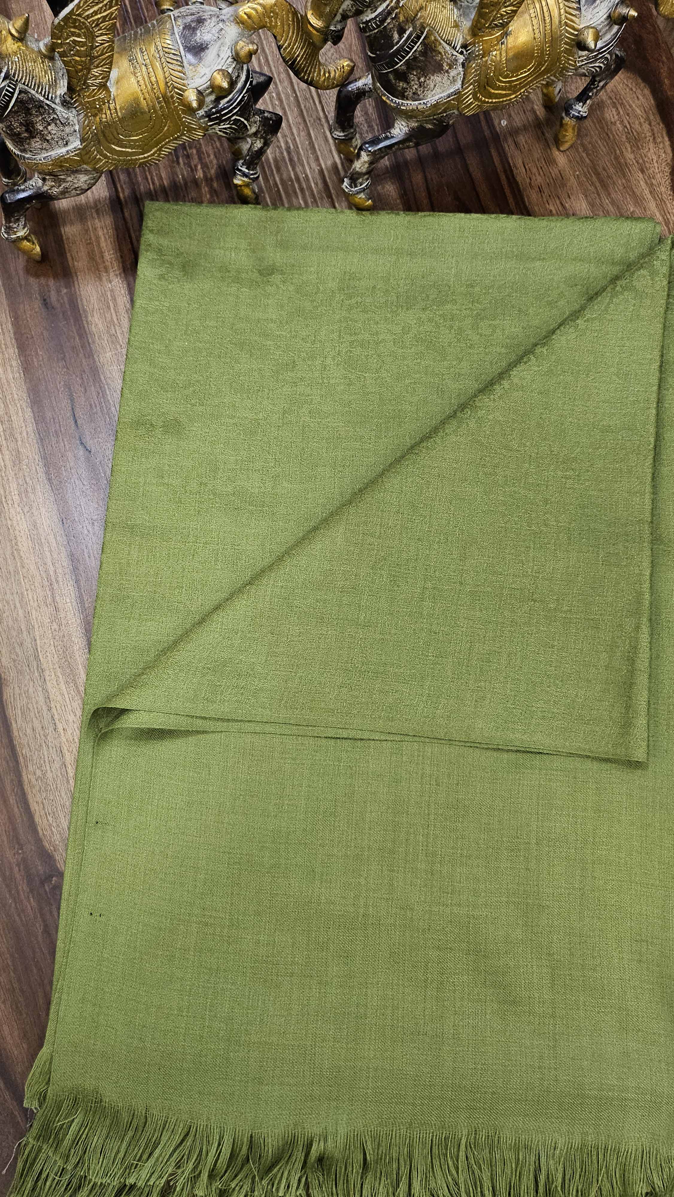 100% Wool Blend Pain Color With Jacquard Shawl(Royal Colors)