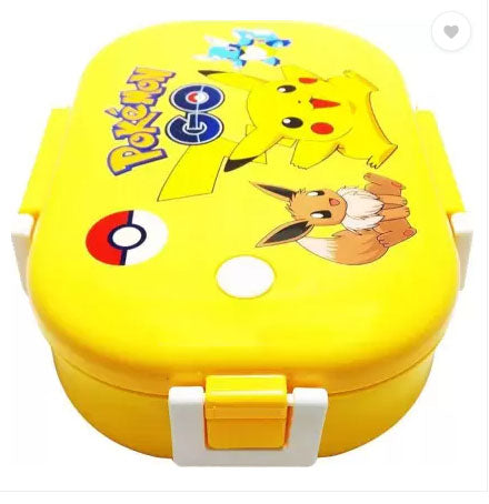Cartoon Print Stainless Steel Insulated Lunch Box | Tiffin for School College and Office Lunchbox for Birthday Return Gift Boys Girls Kids