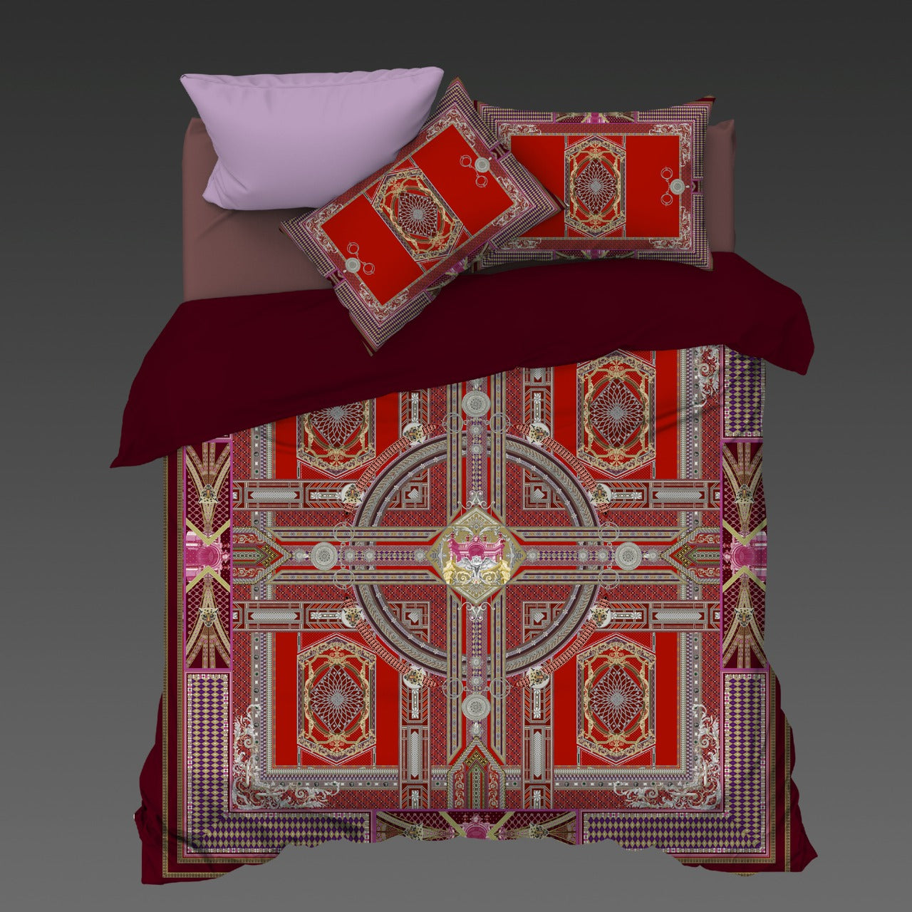 Super Soft Velveteen Warm Digital Printed Winter Quilt - 220 x 240 CM