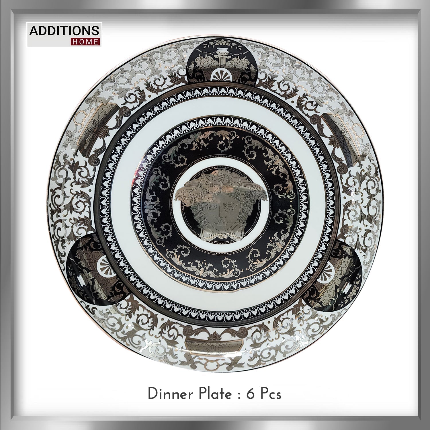 Fine Bone China Dinner Set 24k" Silver Plated 35 PCS.