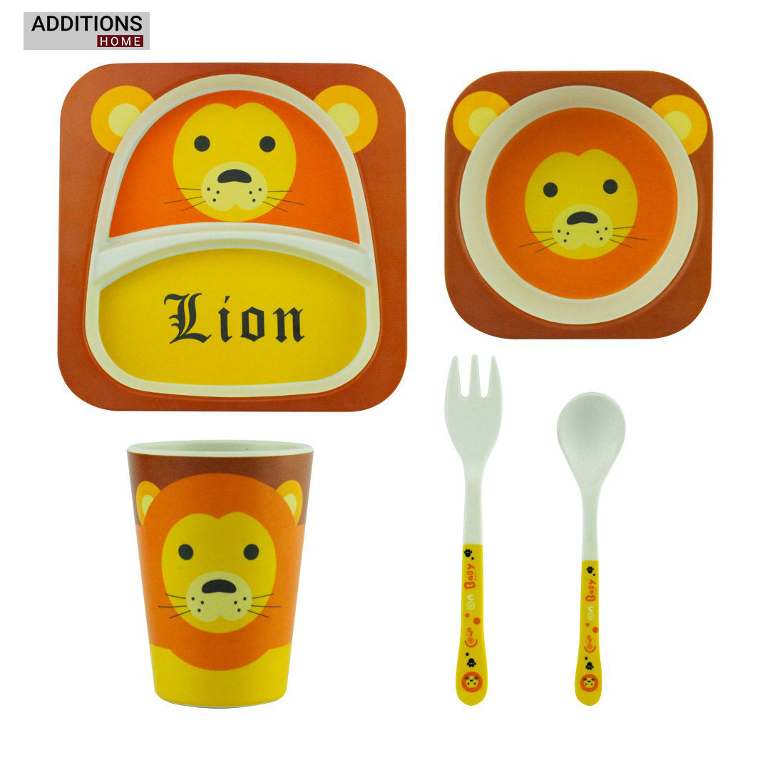 Bamboo Fiber Kids Set, 5 Pcs Set.