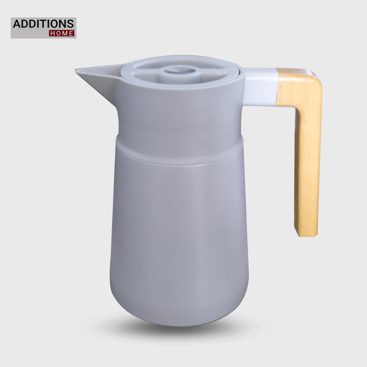 Stainless Steel Vacuum Jug with Wooden Handle - 1.5 Ltr.