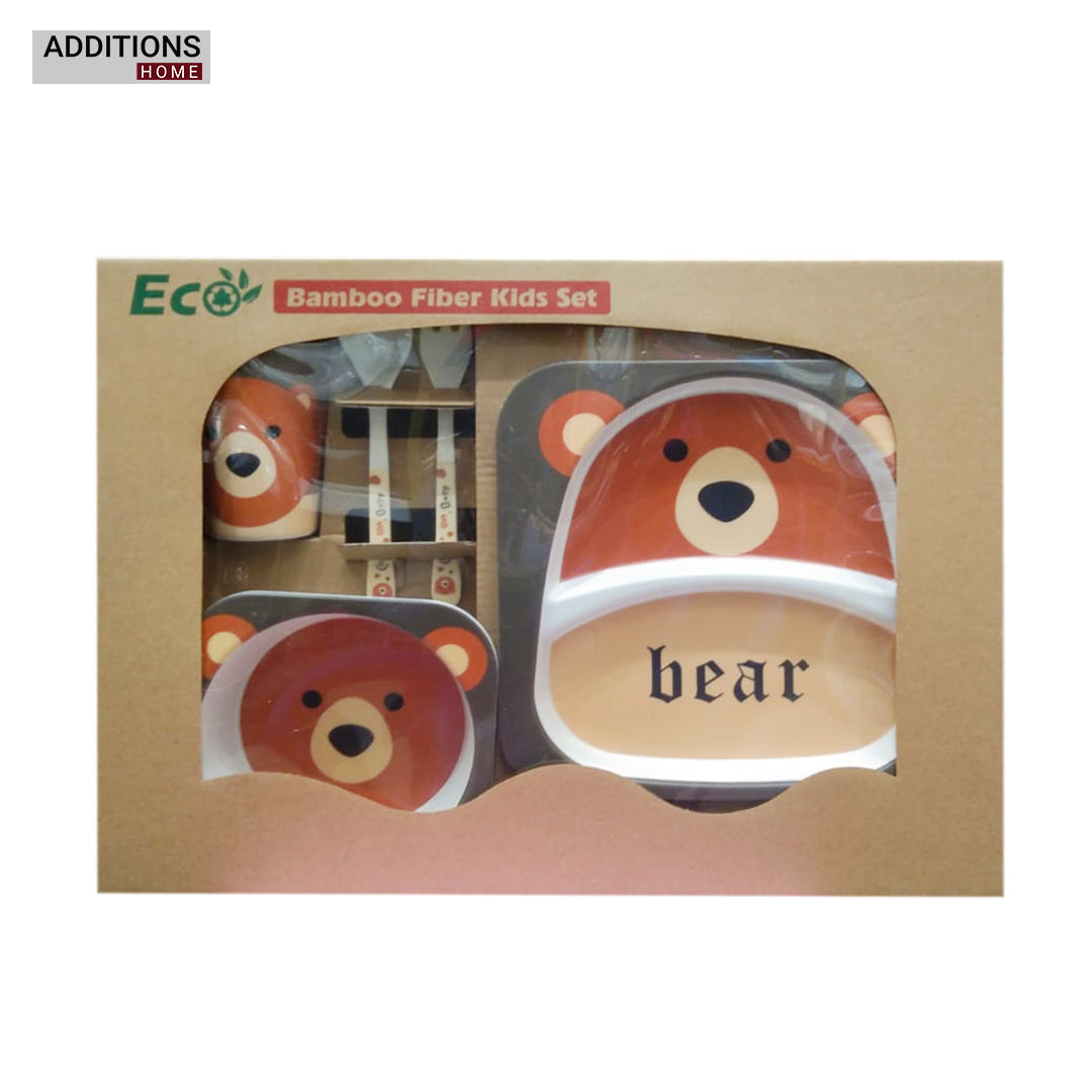 Bamboo Fiber Kids Set, 5 Pcs Set.