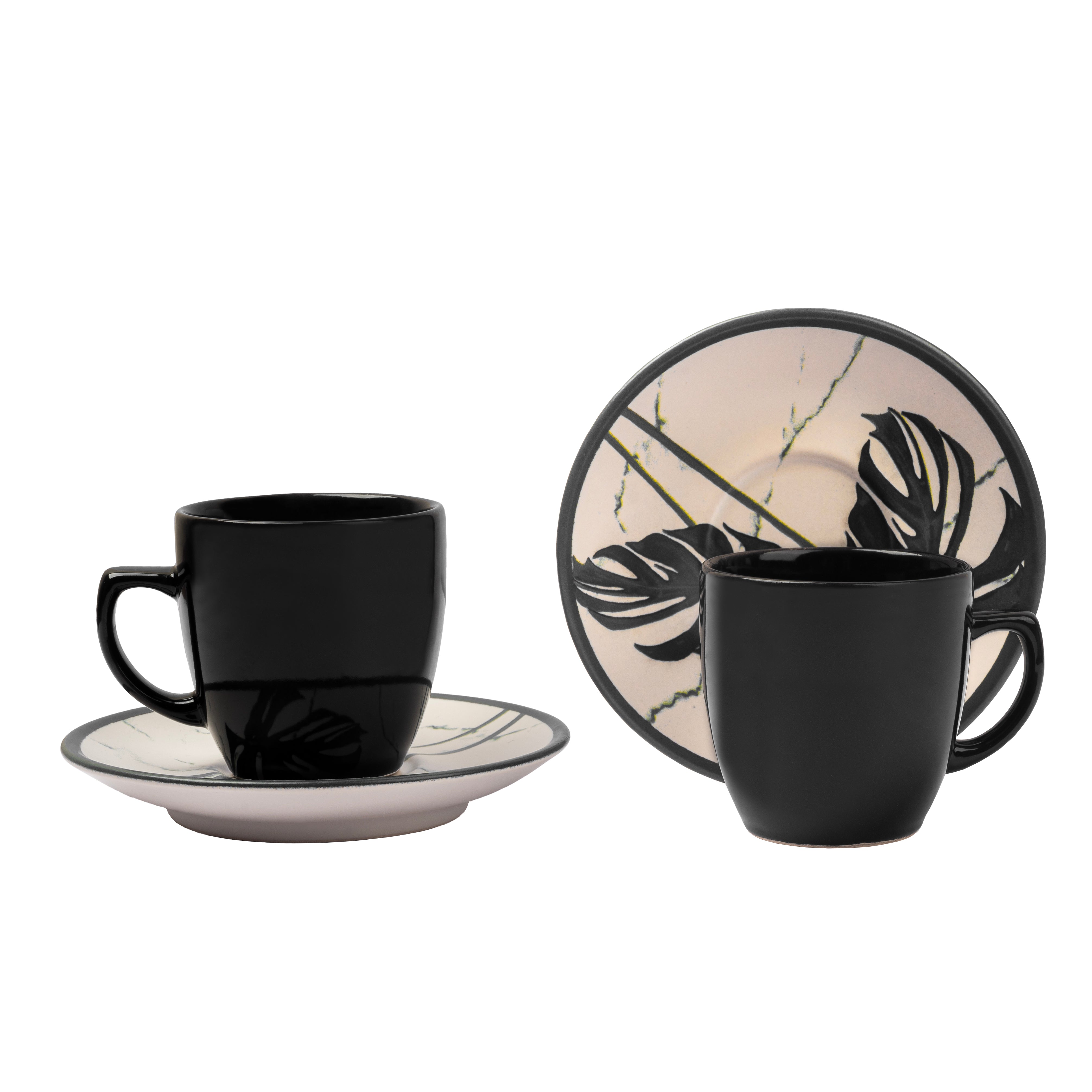 TURKISH KHAZANAH COFFEE CUPS AND SAUCERS -SET OF 6