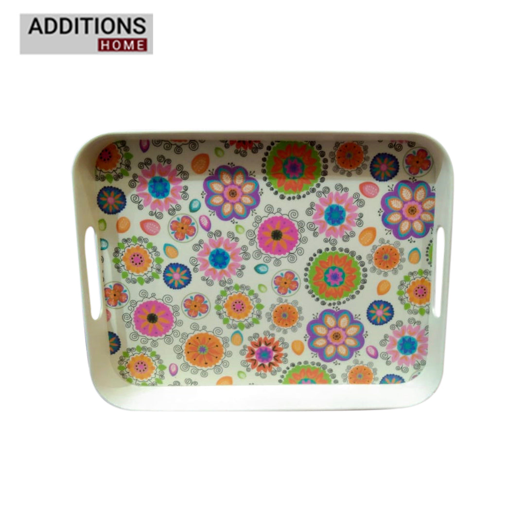Eco-Friendly Bamboo Rectangular Tray Plate Serving Dishes (33 x 26 x 4 cm)