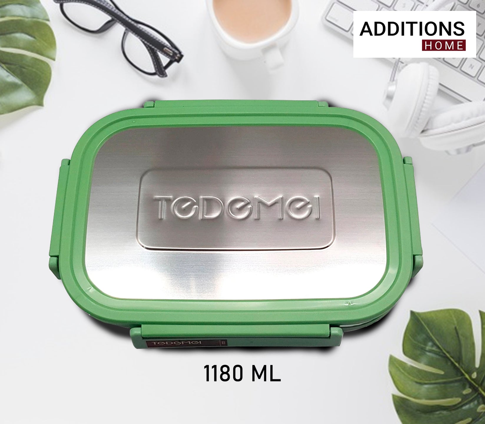 Stainless Steel Insulated Lunch Box with insulated stainless steel box, 1180ML 6578
