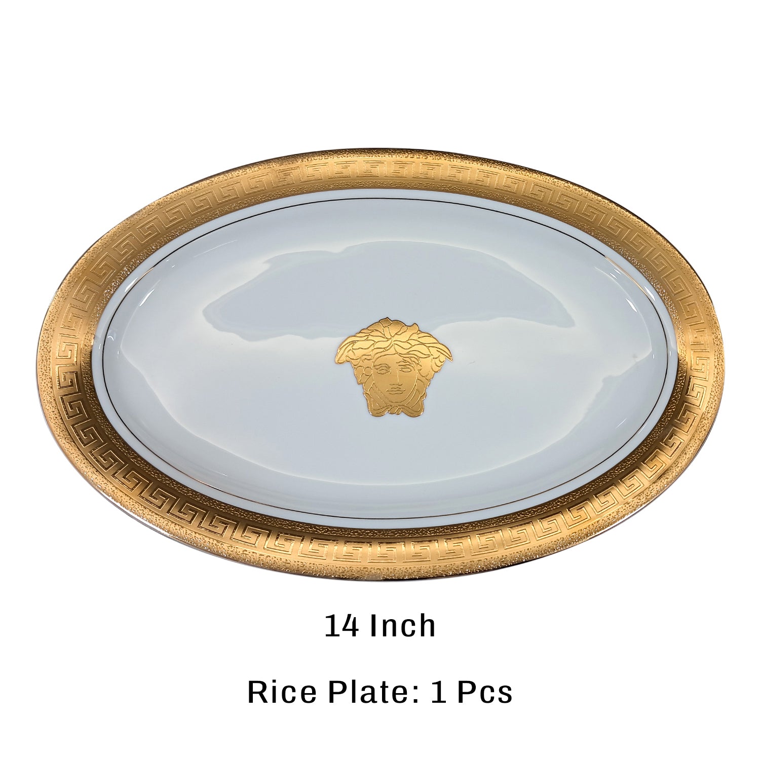 Fine Bone China Dinner Set 24K Real Gold Plated 35 PCS.