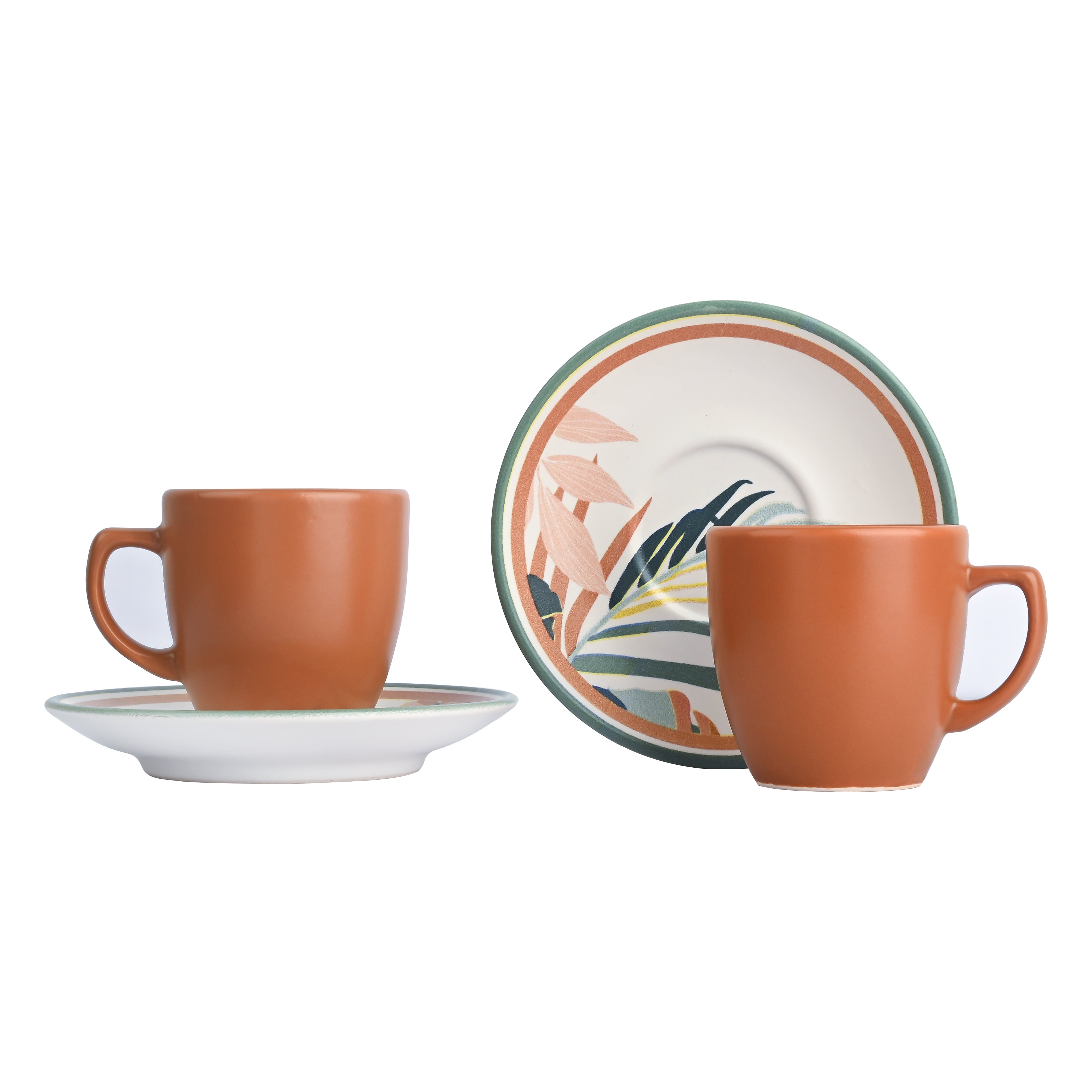 TURKISH KHAZANAH COFFEE AND SAUCERS -SET OF 6