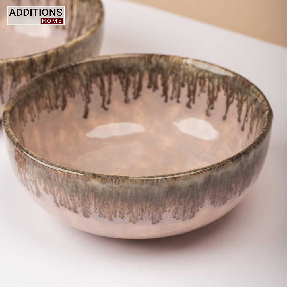 Peachy Stone Serving Bowls – Set of 3