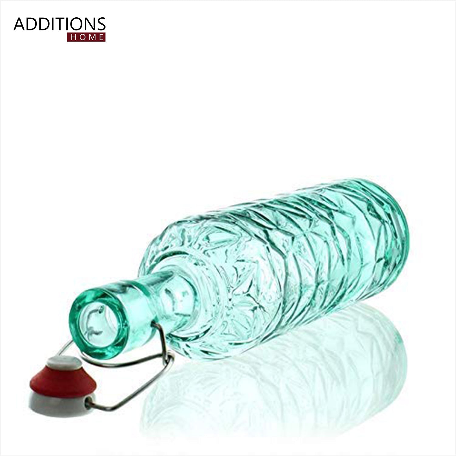 Bormioli Rocco Oriente Bottle, Cool Blue