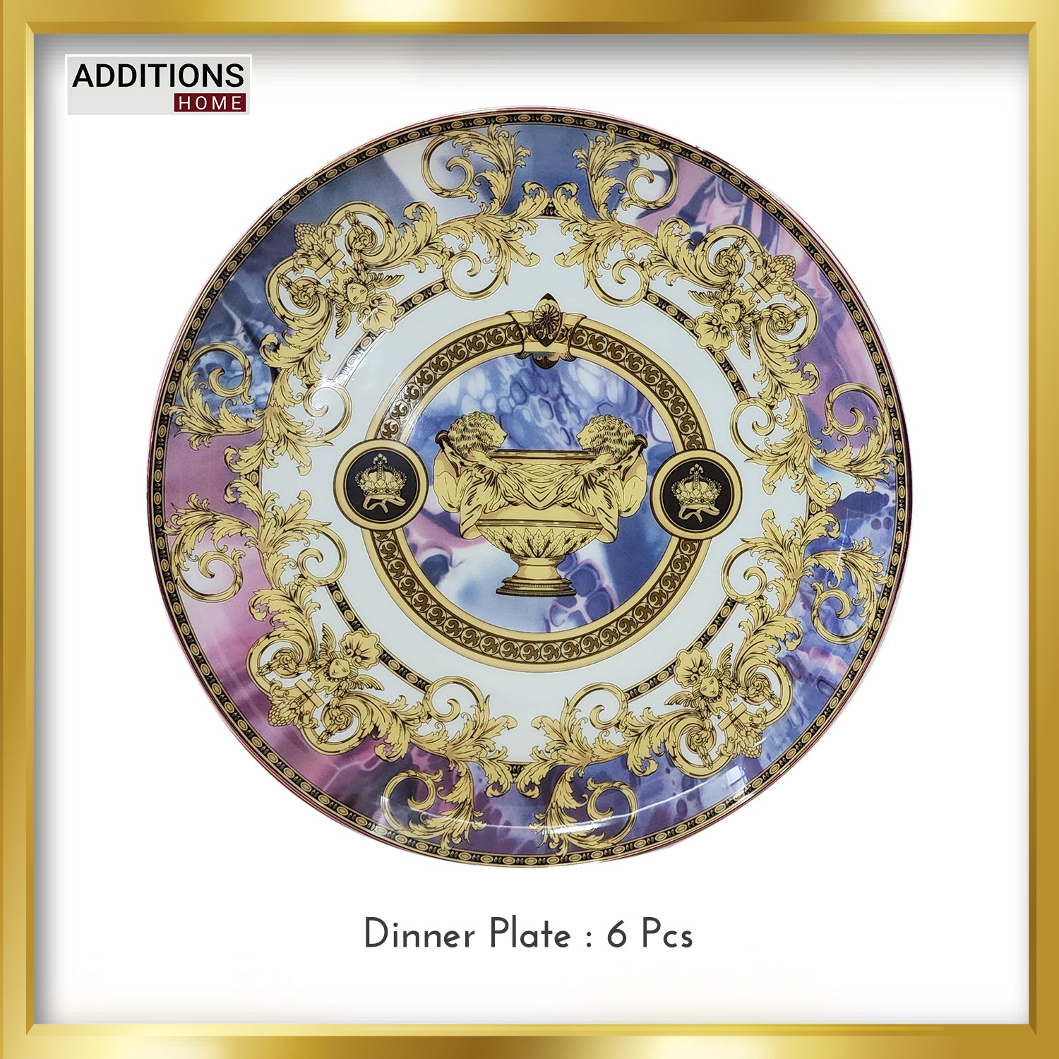 Fine Bone China Dinner Set 24k" Real Gold Plated 35 PCS.