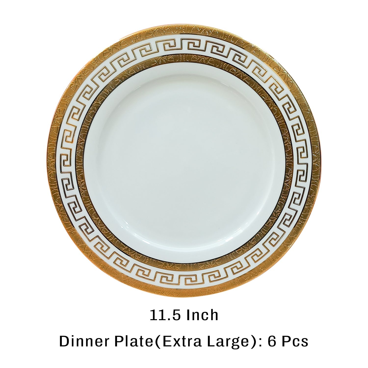 Fine Bone China Dinner Set 24K Real Gold Plated 35 PCS.