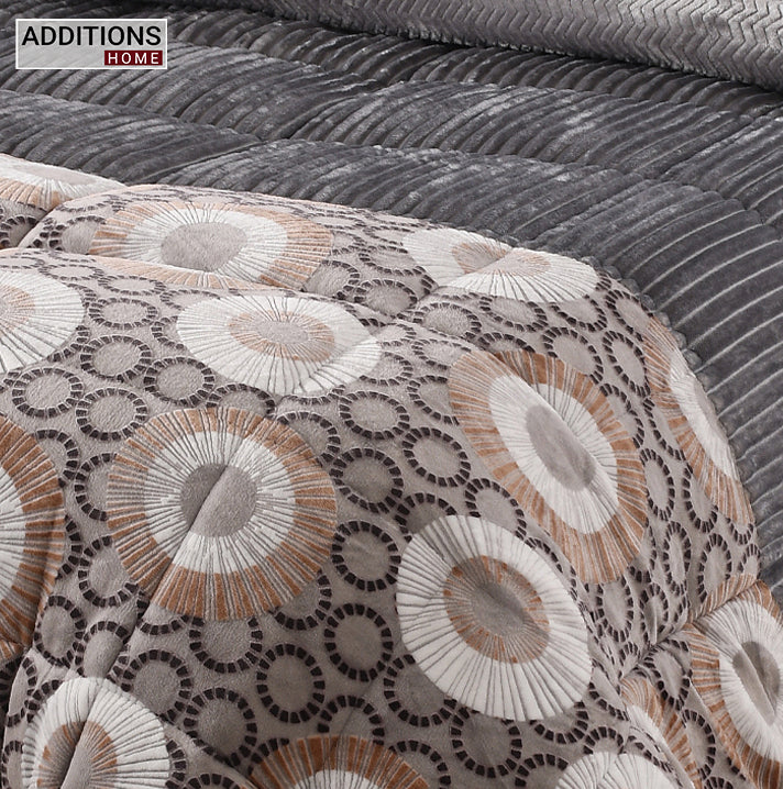 Microfiber Reversible Winter Double Bed Luxury Quilt. 220x240cm