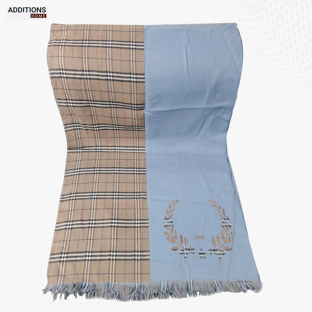 Handcrafted Pure Cashmere Pashmina Wool Stole. 88x66cm