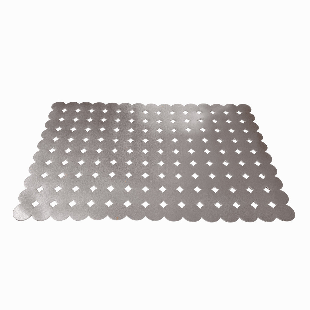 Rectangular Set of 6 pcs PU Leather Solid Place Mats, Best for Dining Table/Bedside Table, Center Table