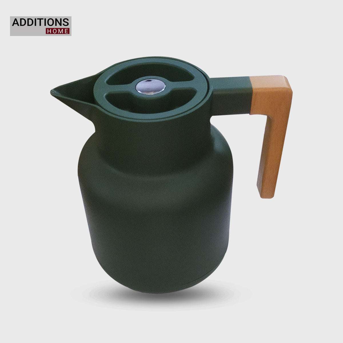 Vacuum Flask with Wooden Handle - 1 Ltr.