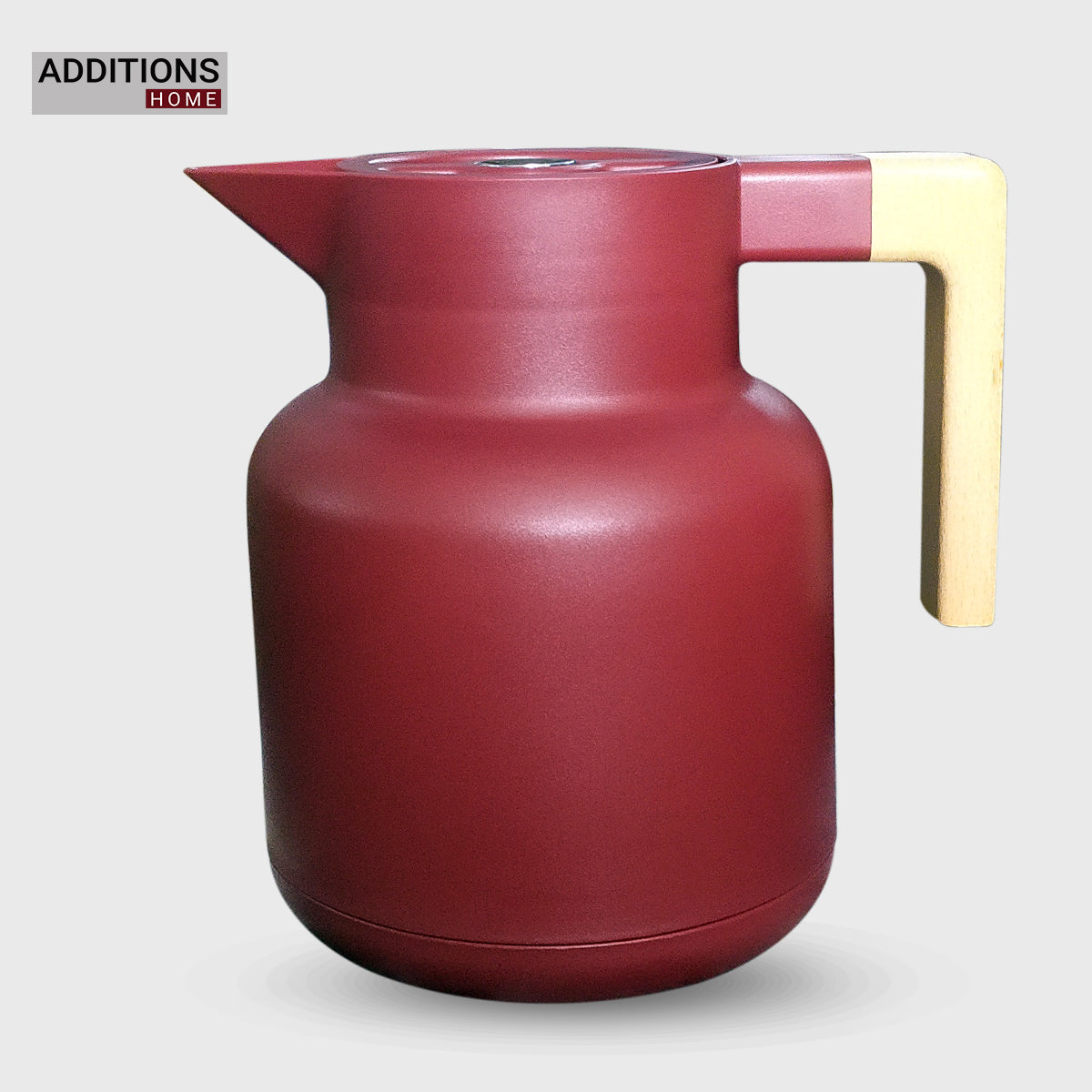 Vacuum Flask with Wooden Handle - 1 Ltr.
