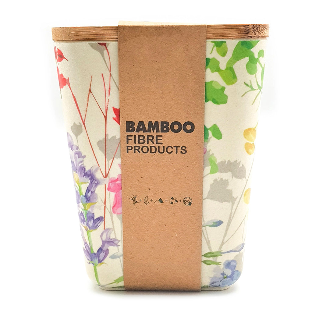 Eco Friendly and Food Safe Bamboo Fiber Dry Fruit/Snack Container with Air Tight Lid (Big)
