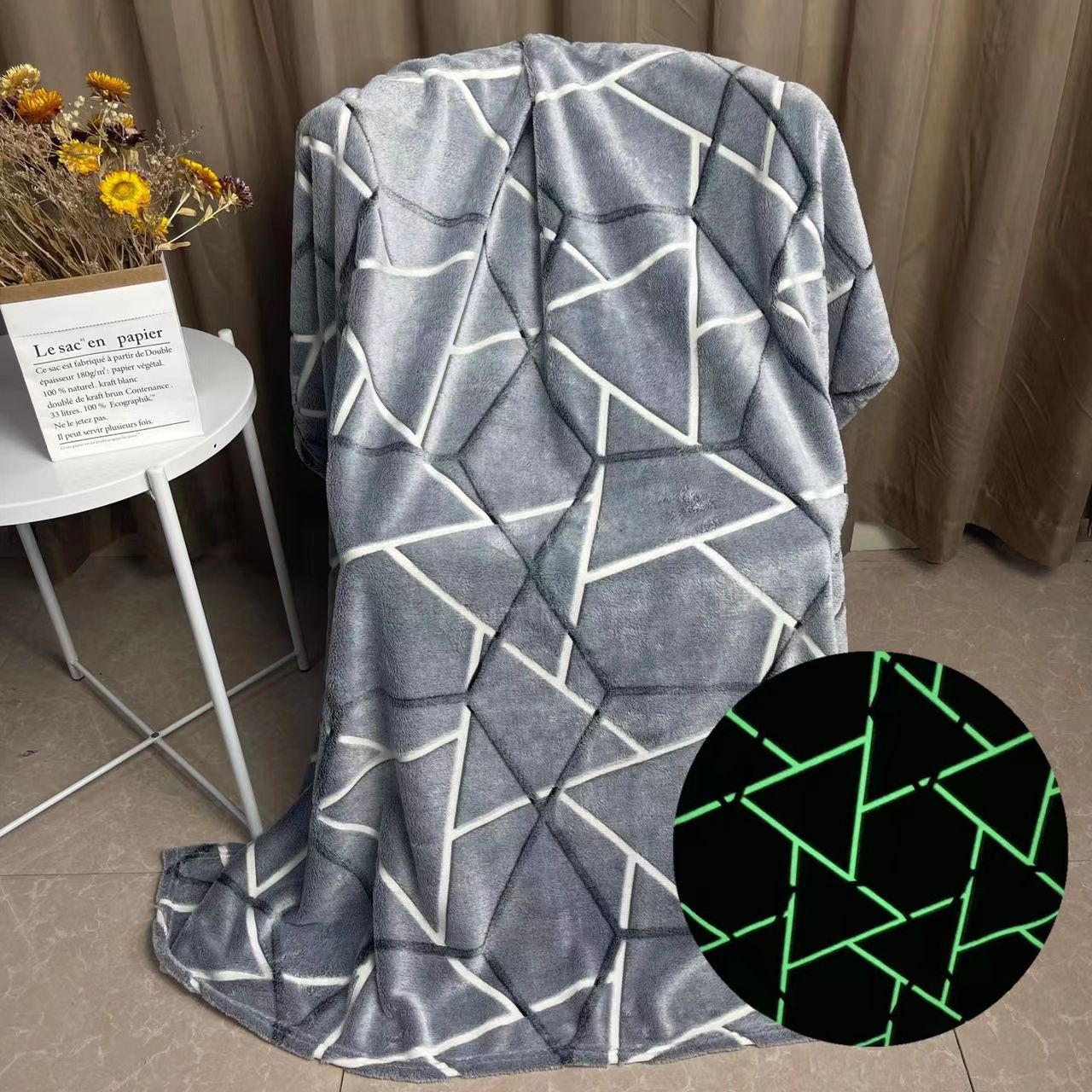 Glow in The Dark Radium Blanket for Kids Super Soft & Warm (220X240)