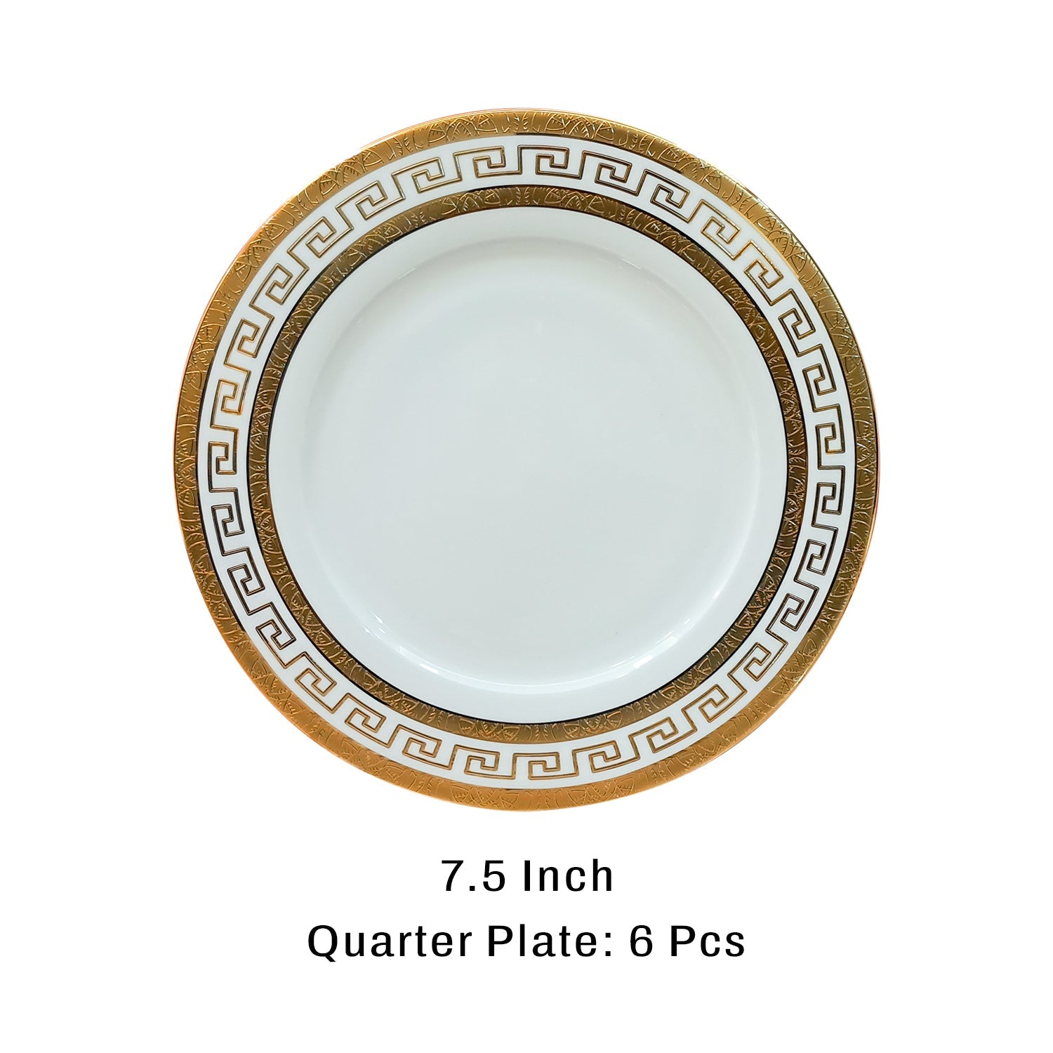 Fine Bone China Dinner Set 24K Real Gold Plated 35 PCS.